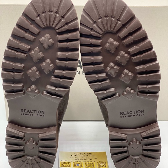 KENNETH COLE REACTION KLAY LUG ALPINE BOOTS - Picture 3 of 8